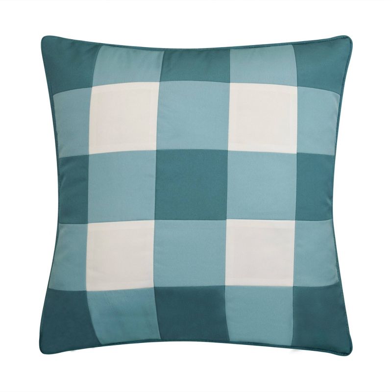 20"x20" Oversize Gingham Decorative Patio Square Throw Pillow - Edie@Home, 1 of 7