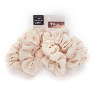 Kitsch Organic Cotton Knit Scrunchies 5pc - 1 of 4