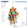Prevue Pet Products Physical & Mental Bodacious Bites Wizard Bird Toy 60962 - 3 of 3