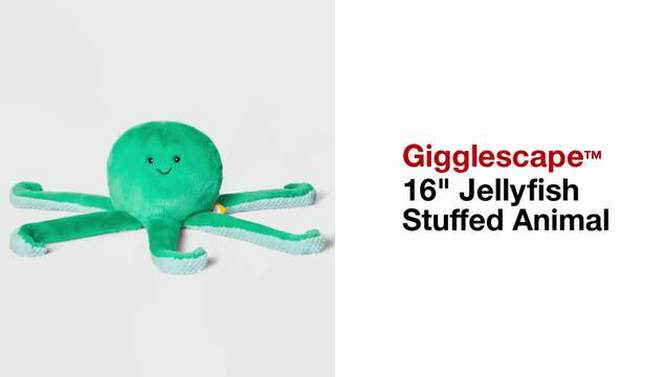 16&#34; Jellyfish Stuffed Animal - Gigglescape&#8482;, 2 of 12, play video