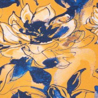 tangerine floral