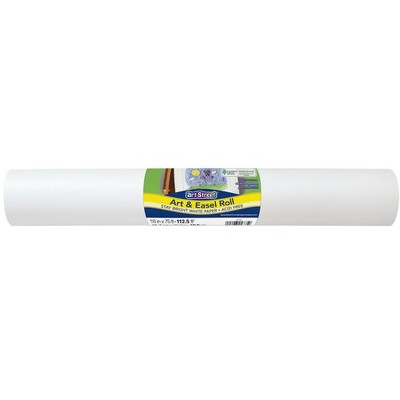 Art Street Super Value Easel Paper Roll, 18 Inches x 75 Feet, White