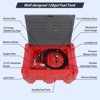 Transfer Tank, 128 Gallon Capacity, Transfering Tank with 12v DC 10 GPM Transfer Pump & 13.1Ft Rubber Hose - 3 of 4
