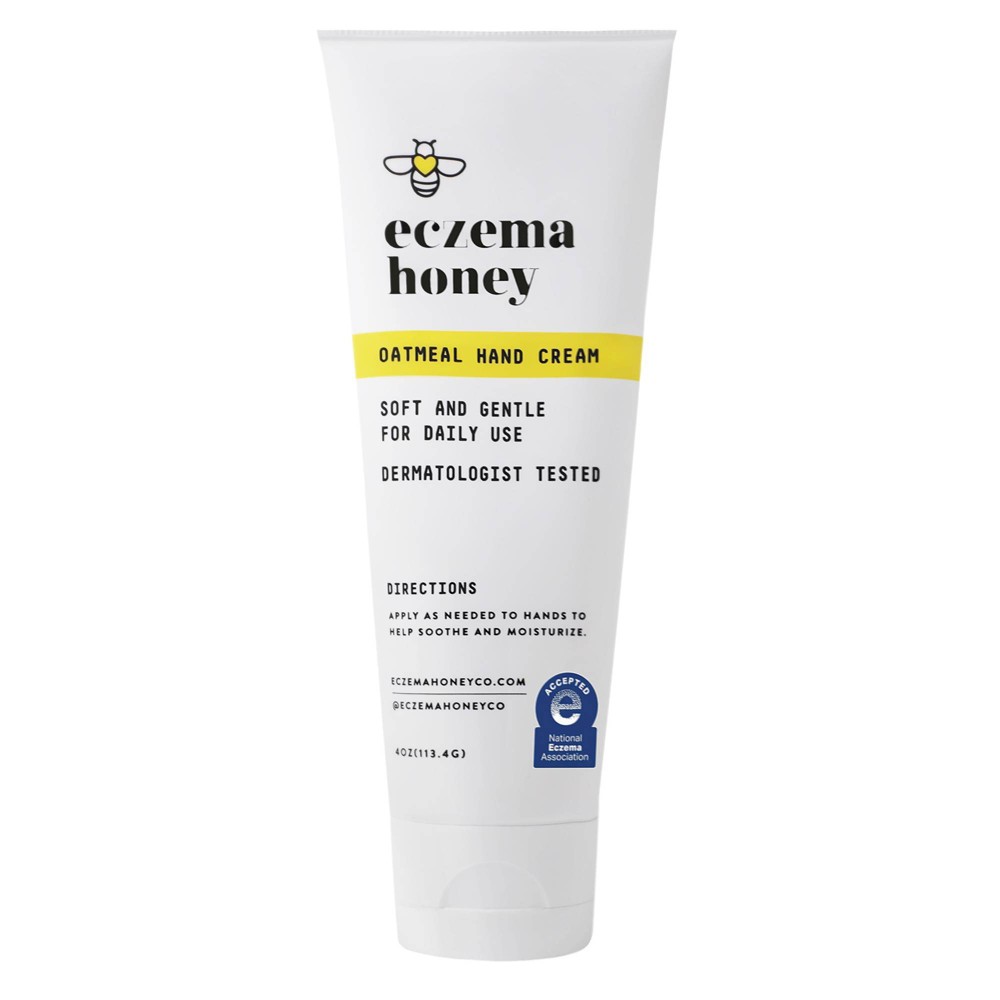 Photos - Cream / Lotion Eczema Honey Oatmeal Hand Cream - 4oz