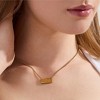 EVRY JEWELS WATERPROOF Gold or Silver Plated Stainless Steel Divine Signs Necklace - 2 of 4