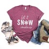 Simply Sage Market Women's Let It Snow Somewhere Else Short Sleeve Graphic Tee - 3 of 4