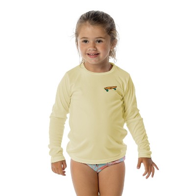 Vapor Apparel UPF 50+ UV Sun Protection Toddler Long Sleeve Rash Guard Swim Shirt
