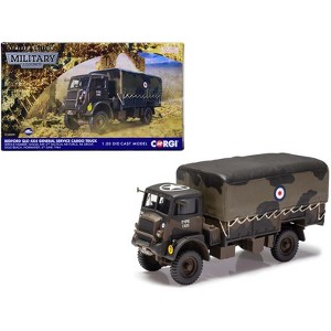 Bedford QLD 4X4 General Service Cargo Truck "2nd Tactical Air Force, Normandy" British Royal Air Force 1/50 Diecast Model Corgi - 1 of 3