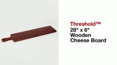 10 x 5 Wooden Single Serve Mini Cheese Board - Threshold™