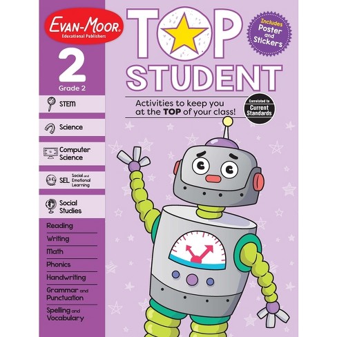 Top Student, Grade 2 Workbook - by  Evan-Moor Educational Publishers (Paperback) - image 1 of 1