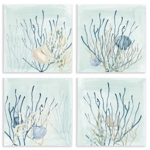 Stupell Industries Swimming Underwater Sea Life Coral, 12" x 12" - 1 of 4