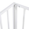 Twin Size Metal Floor Bed Frame with Fence and Door,  Bed Frame For Bedroom, Living Room,Guest Room Kids, Boys & Girls, No Box Spring Needed - 4 of 4