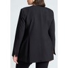 ELOQUII Women's Plus Size Cutaway Neckline Blazer - 3 of 4