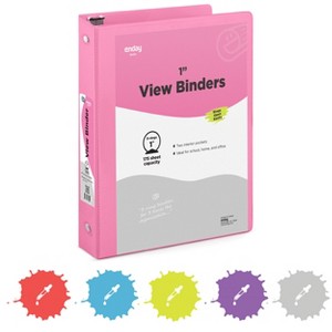 Enday 3-Ring View Binder With 2-Pockets - 1 of 4