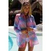 'Dusk 'Til Dawn' Chiffon Beach Shirt Dusk 'Til Dawn Medium - 4 of 4