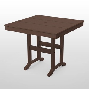 Moore POLYWOOD 35" Farmhouse Square Patio Dining Table - Threshold™ - 1 of 4