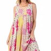 Women's Patchwork Wide Leg Jumpsuit - Easel - 3 of 3