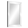 16"x24" Mirror Framed Beveled Wall Accent Mirror Silver - Gallery Solutions - image 4 of 4