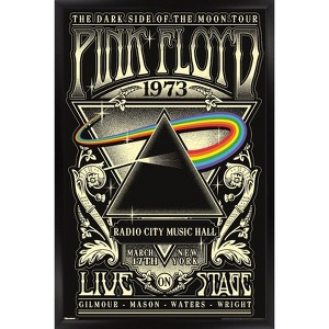 Trends International Pink Floyd - The Dark Side Of The Moon Tour 1973 Framed Wall Poster Prints - 1 of 4