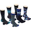Mio Marino Men's Modern Collection Dress Socks 6 Pack - 4 of 4