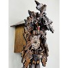 Eight Day Mechanical Cuckoo Clock With 17 Inch Height Hand Carved Birds And Nest By River City Clocks - 4 of 4