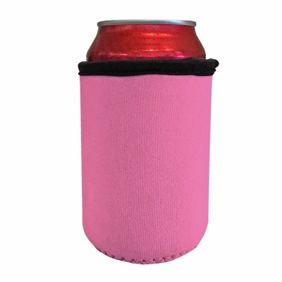 Neoprene Reversible Can Cooler Pink