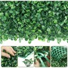 Gulches 12 pieces of 24"*16" artificial boxwood boards, grass wall panels, boxwood fence panels - 2 of 4