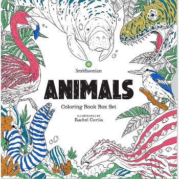 Animals: A Smithsonian Coloring Book Box Set - by  Smithsonian Institution (Mixed Media Product)