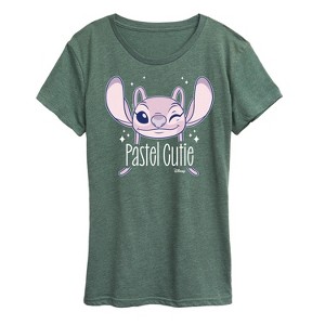 Women's - Disney - Lilo & Stitch Short Sleeve Graphic T-Shirt - 1 of 4