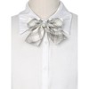 INSPIRE CHIC Women's Pre-tied Plaid Adjustable Elastic Band Casual Bow Ties - 4 of 4