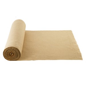 VEVOR Burlap Fabric Roll, 36” x 150 ft & 50 x 50 High Density Wide Natural Burlap Fabric Rolls, Jute Fabric Burlap Tree Wrap Roll, for Decor, Crafts - 1 of 4