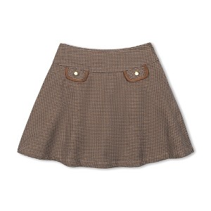 Girls' Organic Circle Skirt with Pocket Detail, Kids - 1 of 3