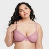 Women's Lace Unlined Demi Bra - Auden™ - 4 of 4