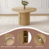 GDFStudio Daria Farmhouse Wooden Dining Table with Double-Layer Storage - 4 of 4