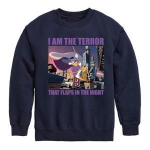 Boys' - Disney - Darkwing Duck Graphic Long Sleeve Fleece Sweatshirt - 1 of 4
