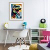 Stupell Industries Colorful Roaring T-Rex Framed Print Under Glass Art - 3 of 4