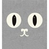 Oversized Cat Face Youth Crew Neck Short Sleeve Tee - 2 of 2