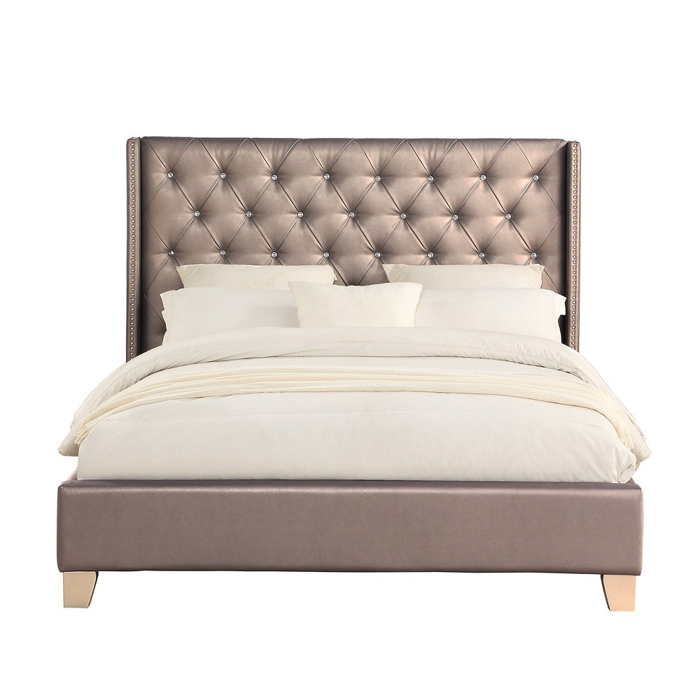 Valencia All In One Bed Queen Platinum (White) - Pulaski