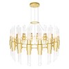 CWI Lighting,Croissant 32 Light Chandelier With Satin Gold Finish - 2 of 4