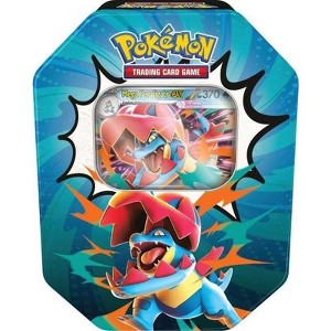 Pokémon TCG: Mega Evolution Ascended Heroes Mega Feraligatr Tin, 4 ...