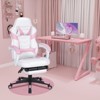 ELECWISH Racing Style High Back Computer Chair with Footrest Headrest and Lumbar Support - 3 of 4