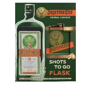Jagermeister "Shots To Go" Flask - 750ml Bottle