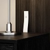 FUFU&GAGA Black Wood Big Drawers Dresser With Metal Frame Legs - 3 of 4