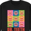 Men's - Disney - Dr. Teeth And The Electric Mayhem Mouth Grid Graphic Fleece Sweatshirt - 2 of 4