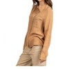 Women's Crinkle Gauze Button Down Shirt - New In - 2 of 3