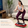 Lifepro Waver Vibration Plate Exercise Machine - Whole Body Workout Platform with Loop Bands for Home Training and Weight Loss - 2 of 4