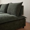 NicBex Chenille Accent Chair,Upholstered Living Room Chairs with Moveable Backrest Pillow,Modern Armless Chair,Accent Chairs for Living Room - 2 of 4