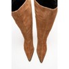 Siora - Taupe Suede Genuine Leather Short Heel Boot (Women) | Forever & Always Shoes - 3 of 4