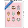Trends International Pusheen: Ice Cream - The Good Stuff Grid Framed Wall Poster Prints - 3 of 4