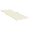 vidaXL Sun Lounger Cushion Cream Oxford fabric (100% polyester) Standard - 4 of 4